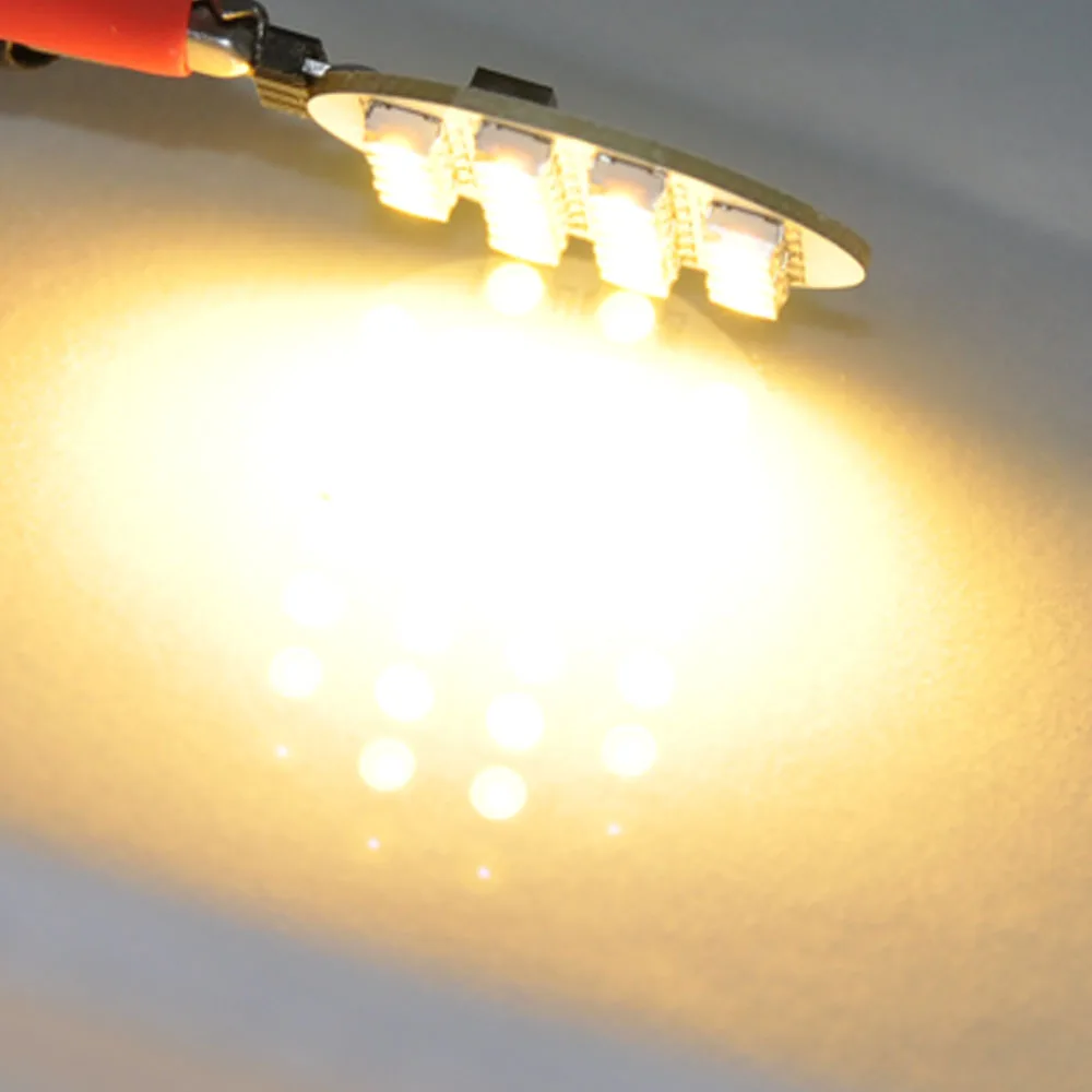 JYL высокая мощность 2 шт 24 LED 3528 SMD G4 светодиодные лампы лампочки теплый белый DC 12V 1W