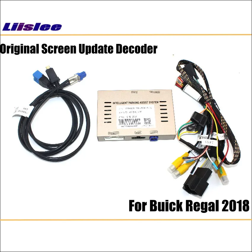 Liislee For Buick Regal 2018 Original Screen Update System Reversing Track Image Module + Reverse Camera Digital Decoder