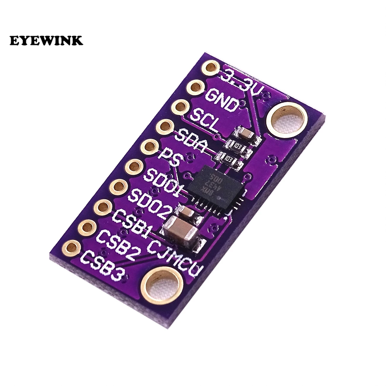 Модуль платы датчика активности IIC/I2C 9DOF BMX055 Прецизионная интегрированная 9