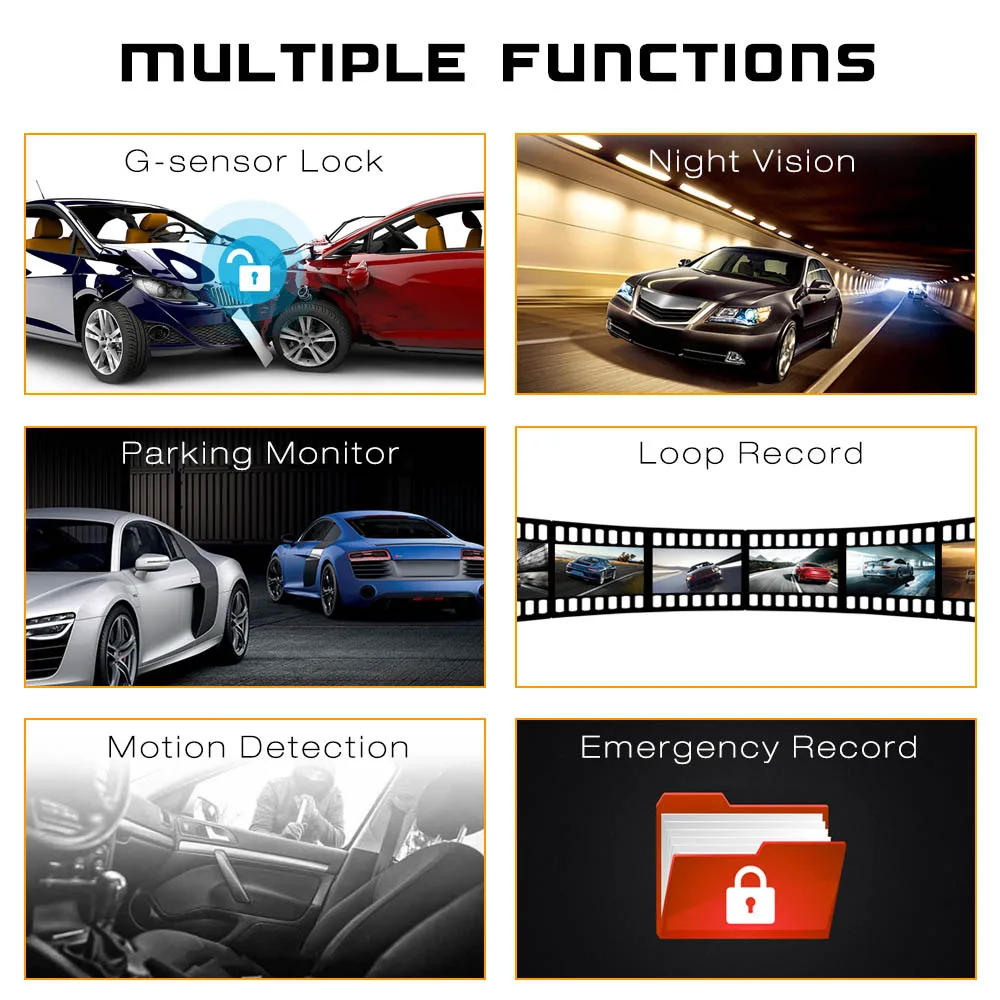 Support Russian Language Zeepin Mini Car DVR Camera GT300 Camcorder 1080P Full HD Video Registrator Recorder G-sensor Dash Cam