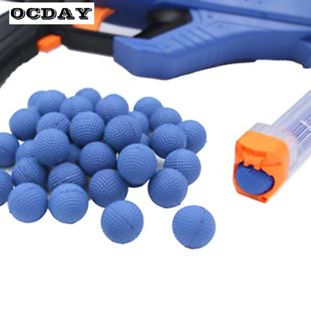Buy 100pcs Round Refill Bullet Balls for Kids Rifle Toy Gun Foam Bullet Balls