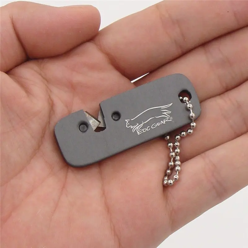 

knife grind stone grinder pocket outdoor grindstone sharpen kitchen multi tool polish hone sharpener whetstone mini EDC gear