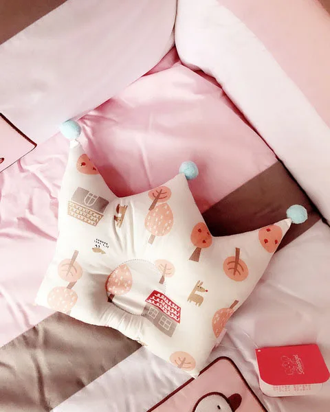 Muslinlife/подушки для новорожденных мальчиков и девочек; хлопковые постельные принадлежности; Детские подушки; Прямая поставка; Подушка для домашнего декора - Цвет: 5