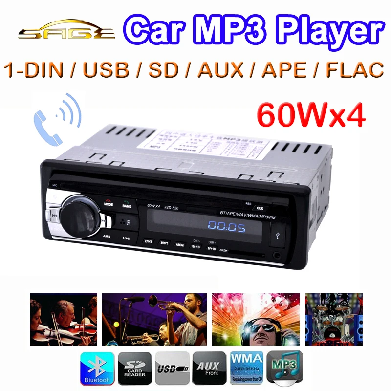 Prix pour Voiture Radio Stéréo MP3 Lecteur Numérique Bluetooth 60Wx4 FM Audio Musique USB/SD avec En Dash Entrée AUX Prix pour Voiture Radio Stéréo MP3 Lecteur Numérique Bluetooth 60Wx4 FM Audio Musique USB/SD avec En Dash Entrée AUX