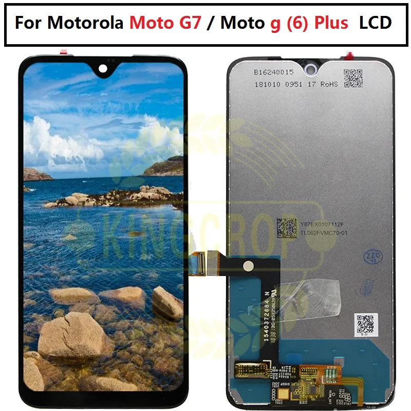 G7 lcd для Motorola Moto G7 power display XT1955 lcd G7 Plus сенсорный экран дигитайзер G7 Play lcd Замена XT1952 lcd