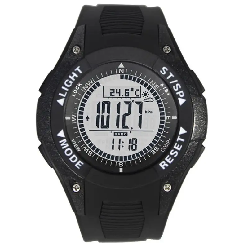 

Multifunctional Digital Compass Watch Altimeter Barometer Montre Thermometer Weather Watch Male Outdoor Clock relogio barometro