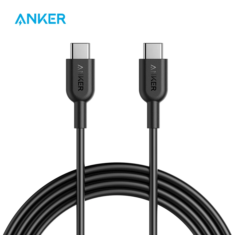 Usb-c para c Certificado com Entrega de Energia para Macbook Anker Powerline Cabo 6ft Usb-if Ipad Pixel Huawei Matebook Etc ii 2.0
