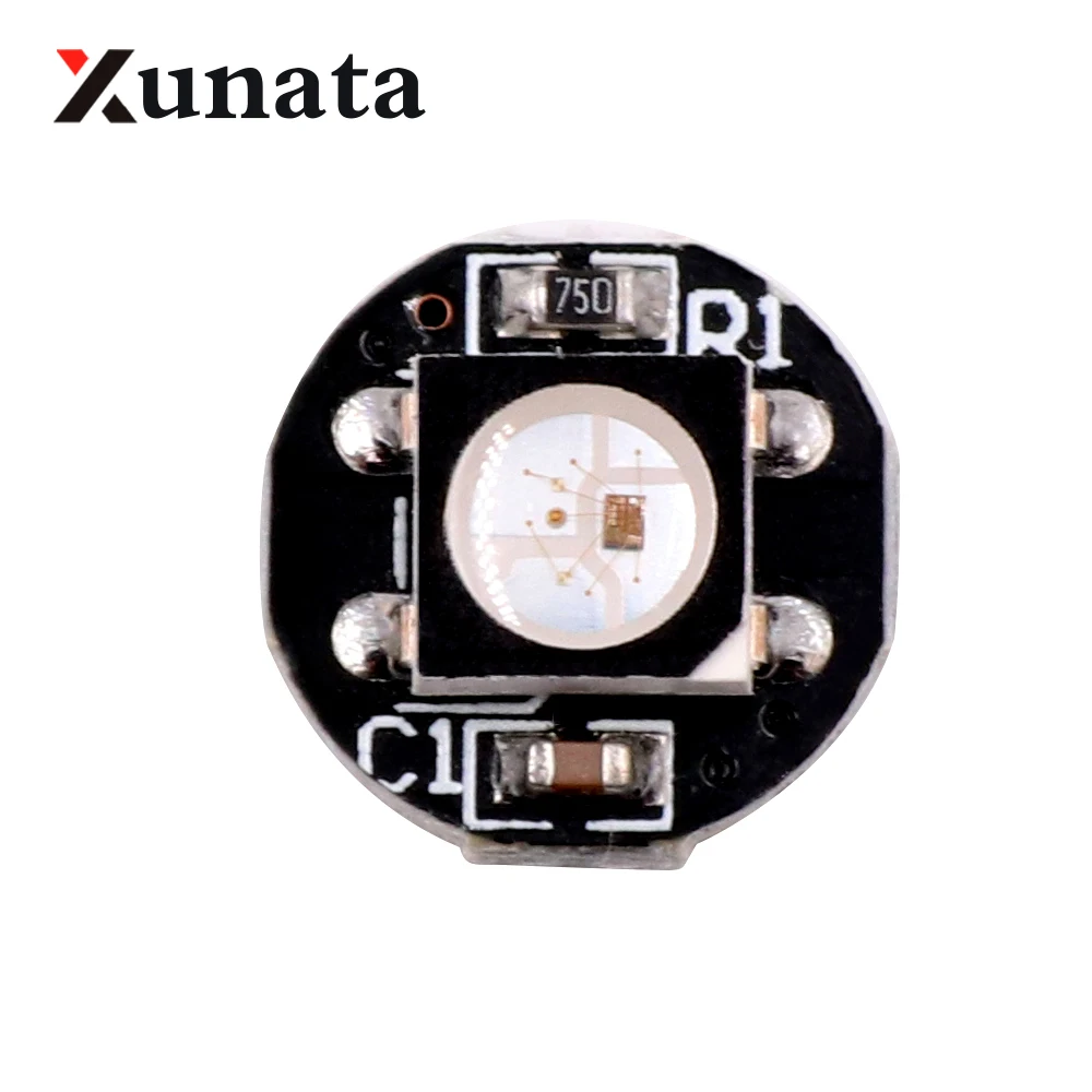 Мини плата WS2812B WS2811 2 500 шт. 5 В ic встроенный SMD 5050 адресуемые светодиодные пиксели RGB