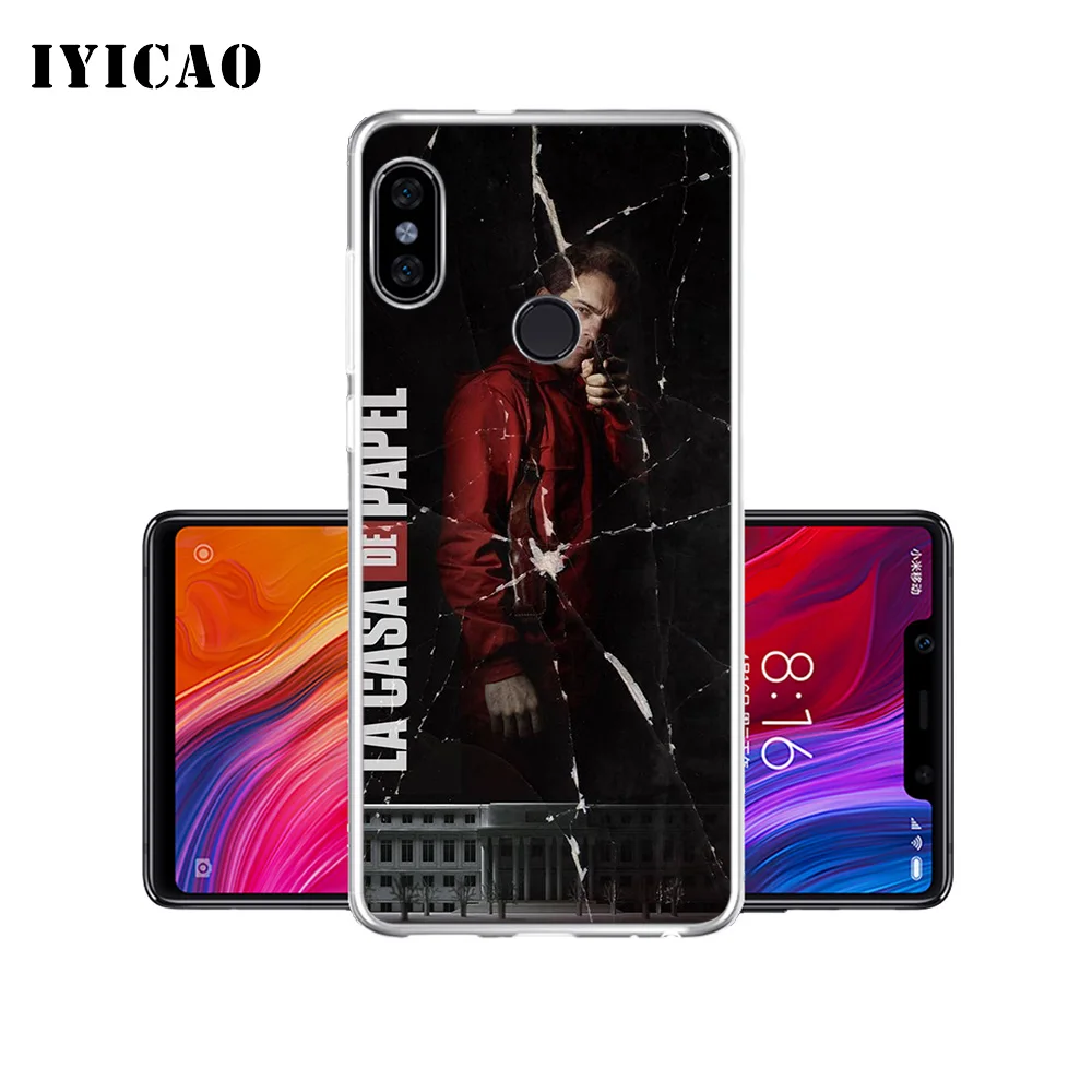 IYICAO La Casa De Papel Мягкий силиконовый чехол для телефона Xiaomi Mi 9 8 SE 6 A1 A2 Lite F1 MIX2S MIX3 TPU