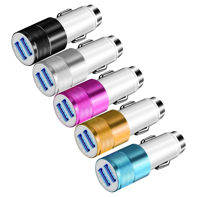 Essien LED Car USB Phone Charger For Samsung Smart 5V 2A Car Charger Mobile phone charger for Samsung S7 S6 edge Universal0.