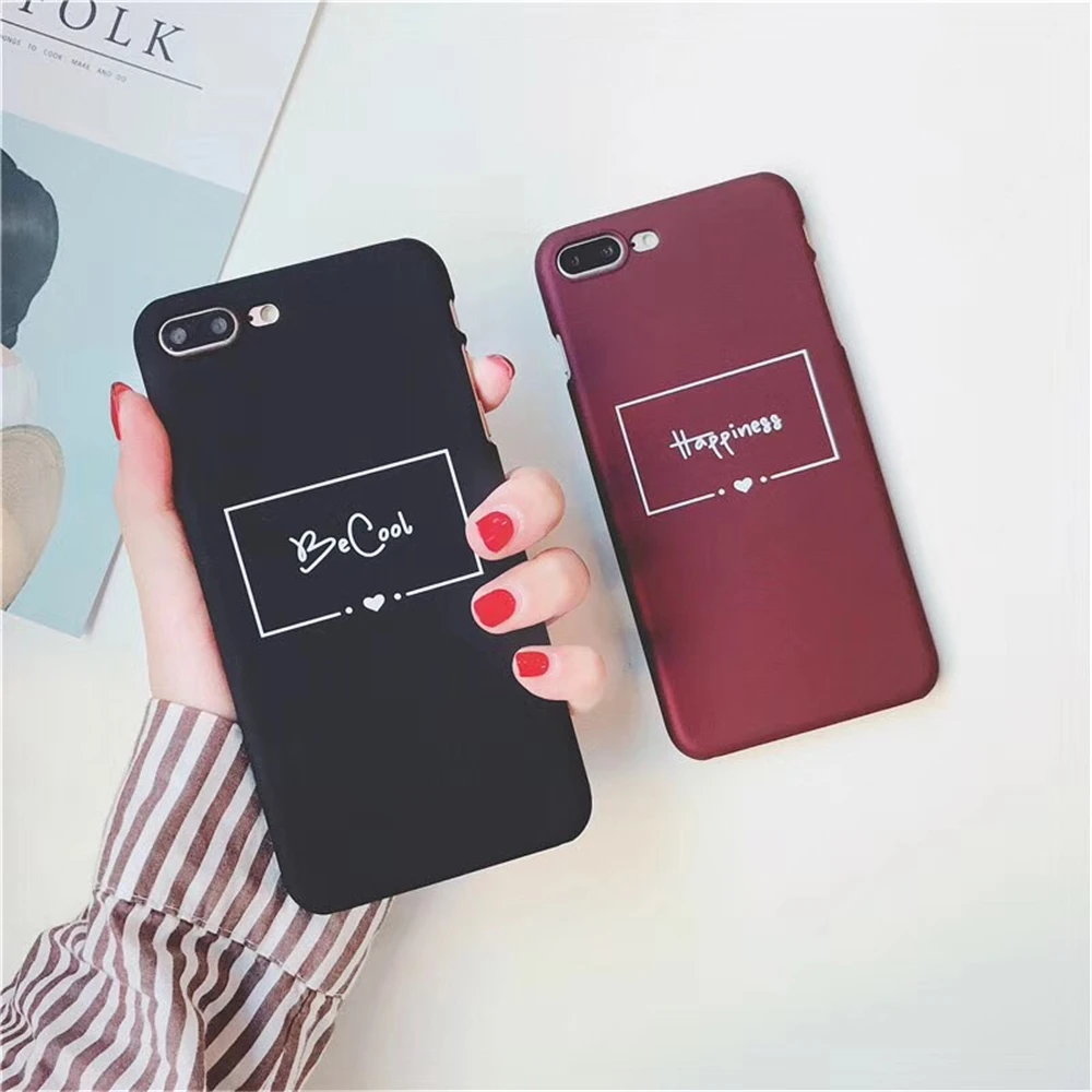 Письмо прохладный черный чехол для Iphone 6 случаях простой Happing яйцо телефон чехлы 5