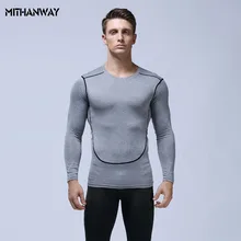 Мужские футболки с длинным рукавом, футболка для бега, фитнес-плотно Теннисный футбол, Джерси, спортивный топ, футболка, одежда для мужчин, спортивная одежда