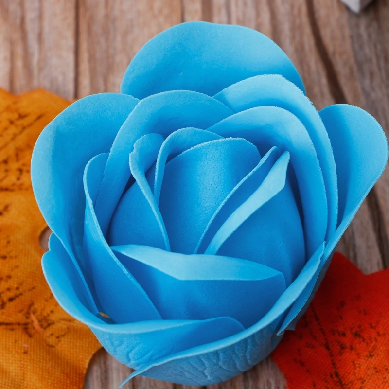 3 шт./компл. лепесток розы цветок душистое мыло + сердце Форма коробочка для подарка на свадьбу
