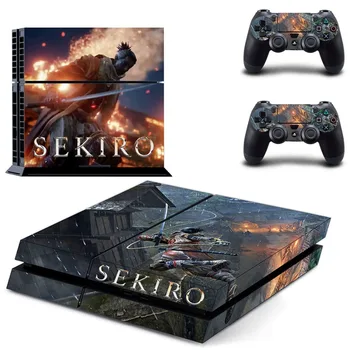 

Sekiro Shadows Die Twice PS4 Skin Sticker Decal for Sony PlayStation 4 Console and 2 Controller Skin PS4 Sticker Vinyl Accessory