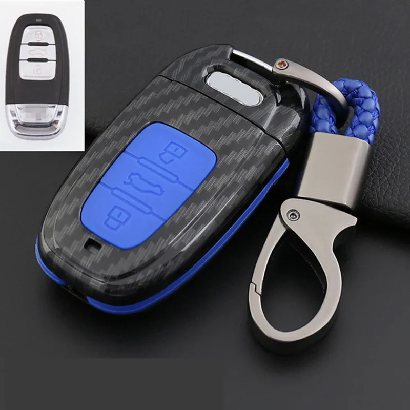 ABS-Carbon-Fiber-Shell-Silicone-Cover-Key-Case-Cover-For-Audi-A3-A4-B6-B7-B8.jpg_640x640 (2)