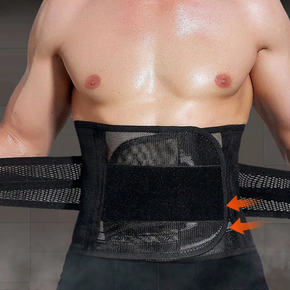 

Men Body Shaper Corset Abdomen Tummy Control Waist Trainer Cincher Fat Burning Girdle Slimming Belly Belt for Male
