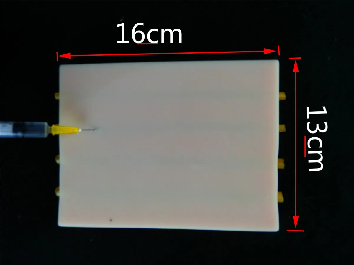 Чистая силиконовая кожа венипунктурный модуль внутривенный инъекции Обучение кожи модель медицинский поставщик