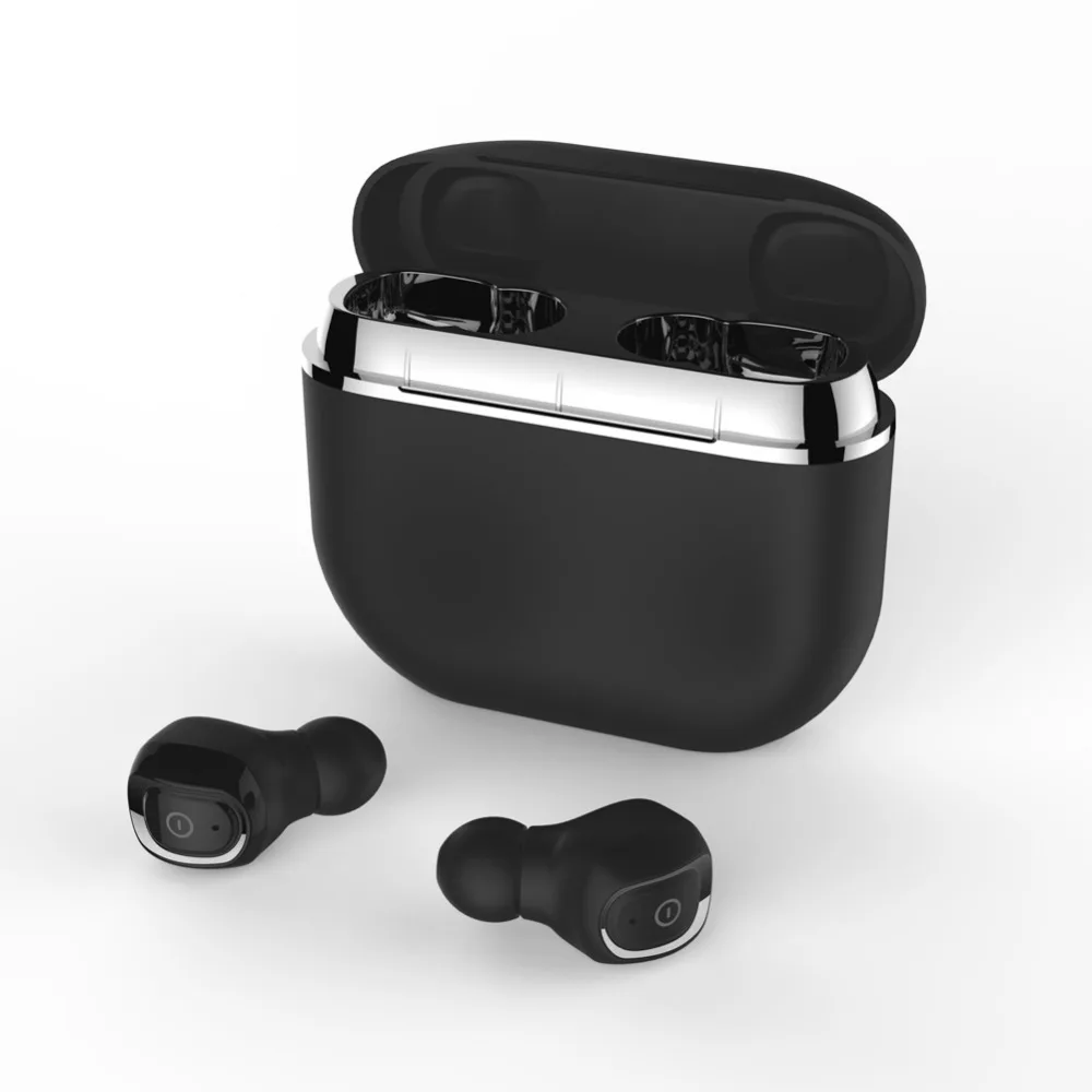 

OGV 5.0 Bluetooth Touch Control Hifi Earphone with Mic IPX7 waterpr TWS Wireless Earbuds Stereo Mic for Phone with Charger Box