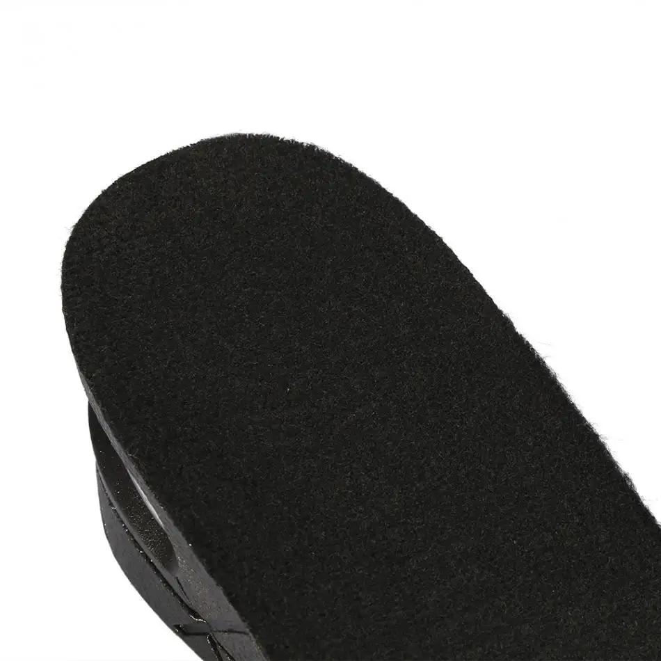 Регулируемые стельки высотой 5 см, 2 слоя, воздушная подушка, вставка на пятке, увеличивающая высоту, стелька для обуви, каблук для увеличения роста