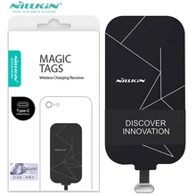 Nillkin Type C Qi Receiver Tags Wireless Charging Pad Coil type-c Receptor Adapter