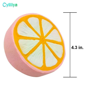 

300pcs Spicy Imitation Gift Squeeze Squishy Toys Buns Children De-Stress Kawaii Lemon Slow Rising Phone Strap Freeshipping