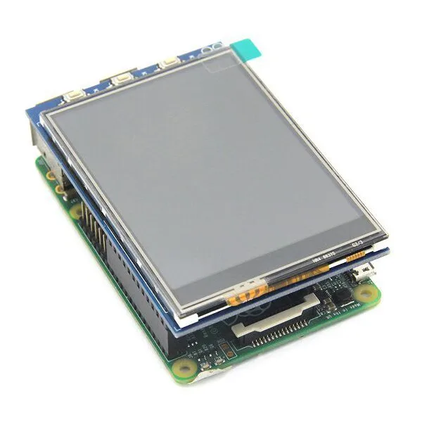 3,2 дюймов TFT lcd дисплей модуль сенсорный экран для Raspberry Pi B+ B A+ Raspberry pi 3