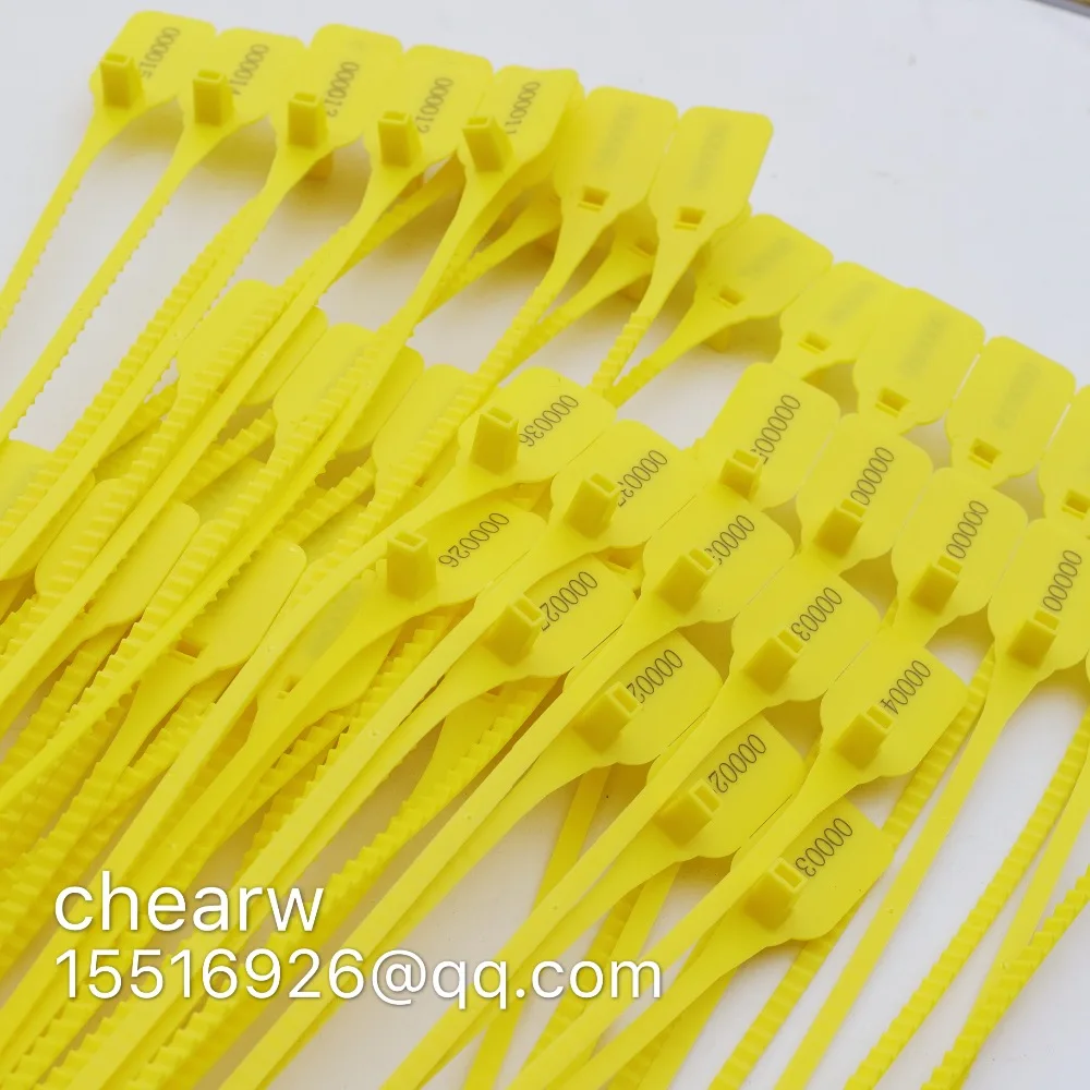 

350mmSL-03F Pull tight high security plastic seal custom seal nylon cable ties
