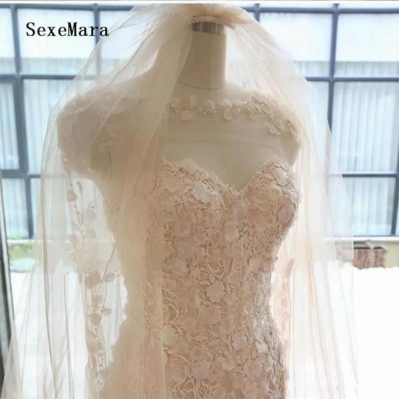 elegant-blush-champagne-mermaid-wedding-dresses (2)