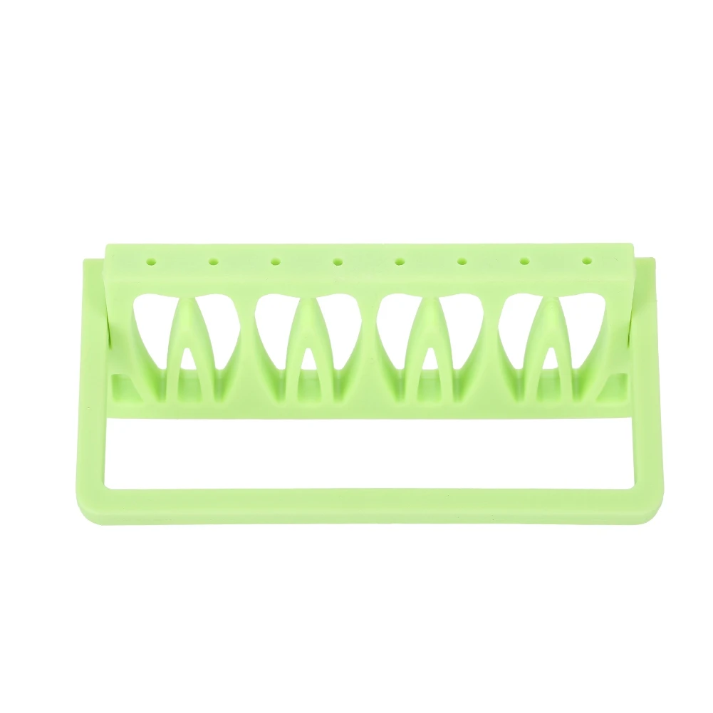8 отверстий Эндо держатель файлов зубные пластик стенд корень канал файл держатель эндотонические измерения Инструмент Зеленый Запись функция