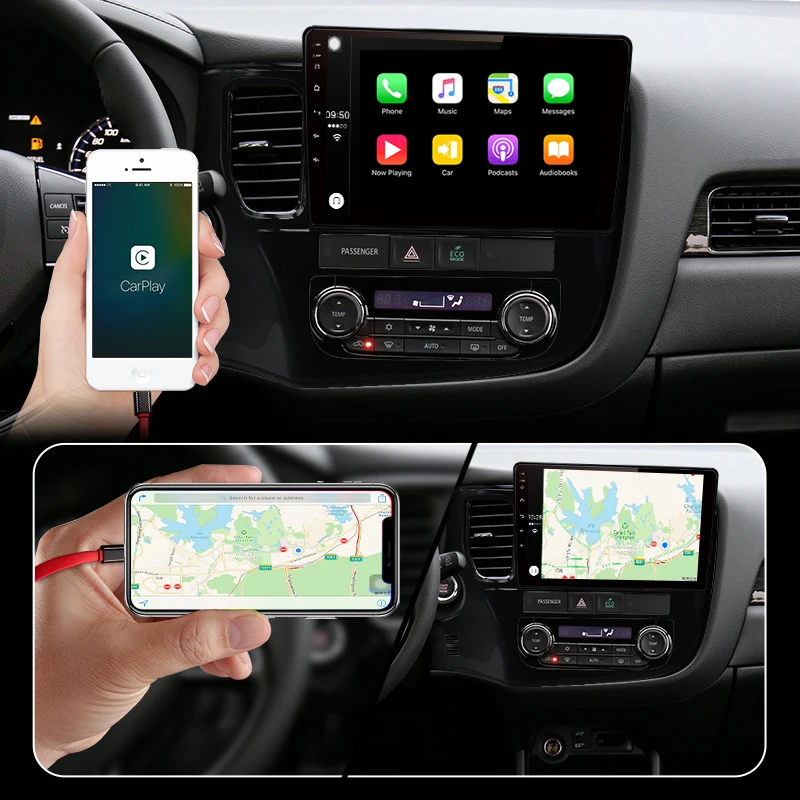 Clearance AWESAFE 2Din Android 8.1 4+64G CarPlay GPS Radio Audio Multimedia Player For Mitsubishi Outlander 3 2012 2014 2018 2 Din no DVD 3