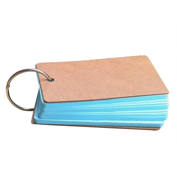 

Cute Kawaii Candy Color Blank Kraft Paper Memo Pads Portable Notepads Words Cards Kids Gift Stationery School Supplies