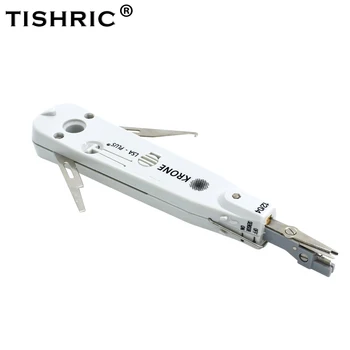 

TISHRIC Original Gray Krone Lsa-plus Telecom Phone Wire Cable RJ11 RJ45 Punch Down Network Tool Kit Professional