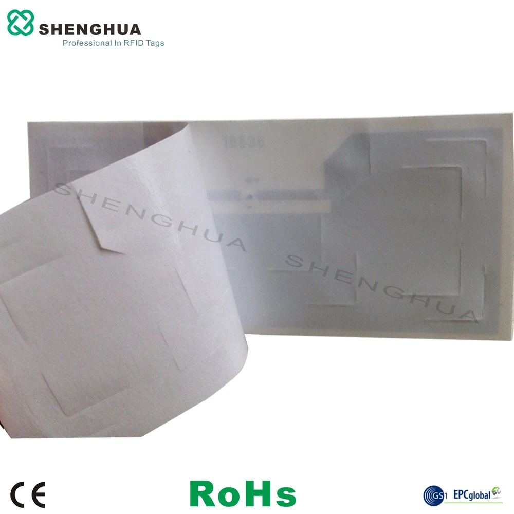 Метка для лобового стекла RFID UHF 200 шт. хрупкая нарезка этикеток 92*40 мм