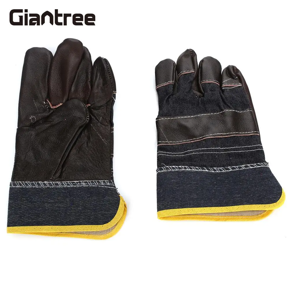 1 Pair work safe gloves Welding Gloves Universal Glass Handling Safety