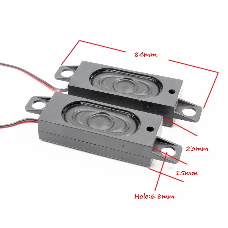 2 шт 2 Вт 8R 23*84*15 мм мультимедийный динамик для рекламной машины с проводом встроенный мини-бокс громкий динамик