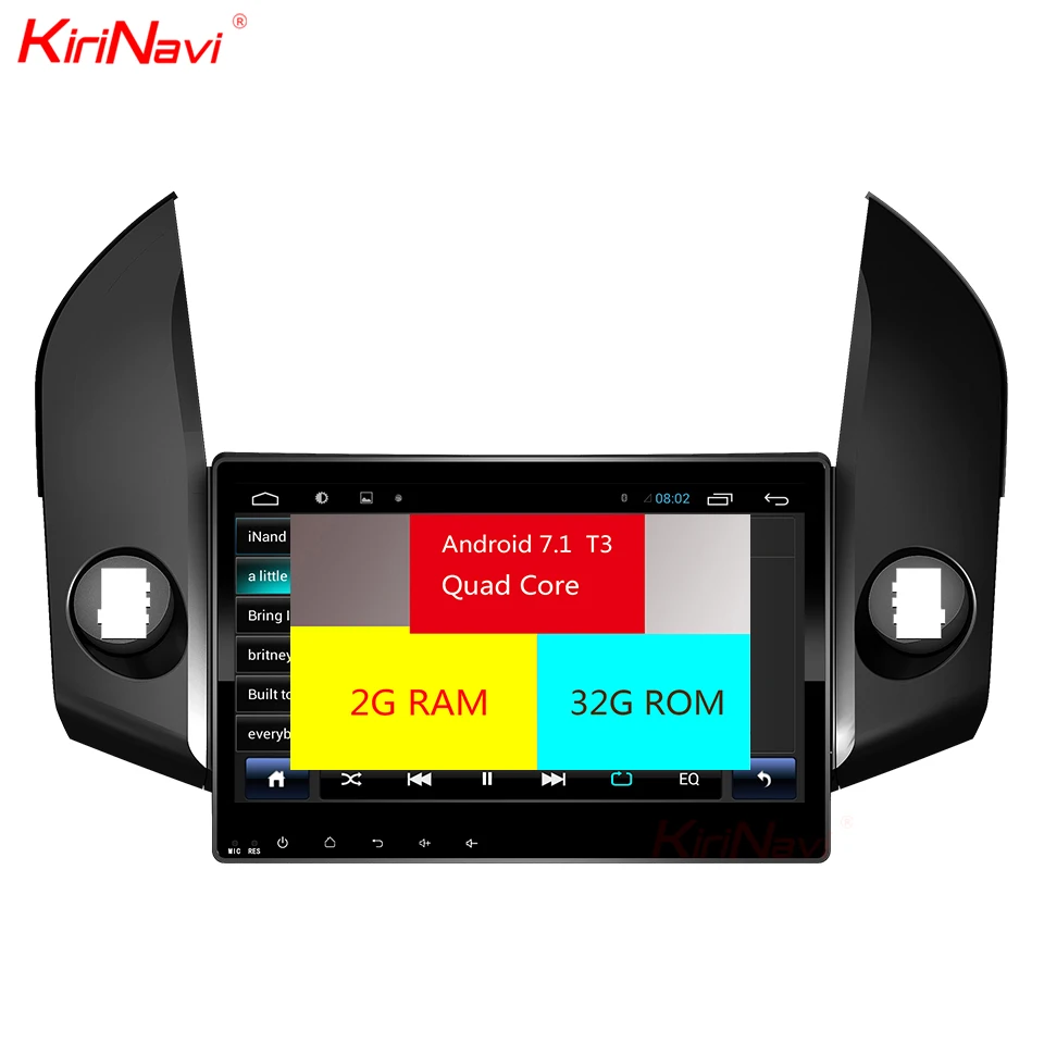 KiriNavi Восьмиядерный Android 9,0 Автомобильный gps навигатор для Toyota RAV4 Радио стерео аудио плеер мультимедийная система Bluetooth RDS wifi