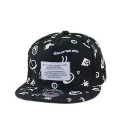 Граффити Snapback унисекс Бейсбол Кепки хип-хоп Регулируемая шляпа Sunhat мужчины