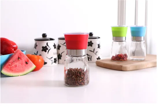 240-X-Free-Shipping-Pepper-Salt-Grinder-Glass-Cruet-Mill-Spice-Jar-Ceramic-Core (2)