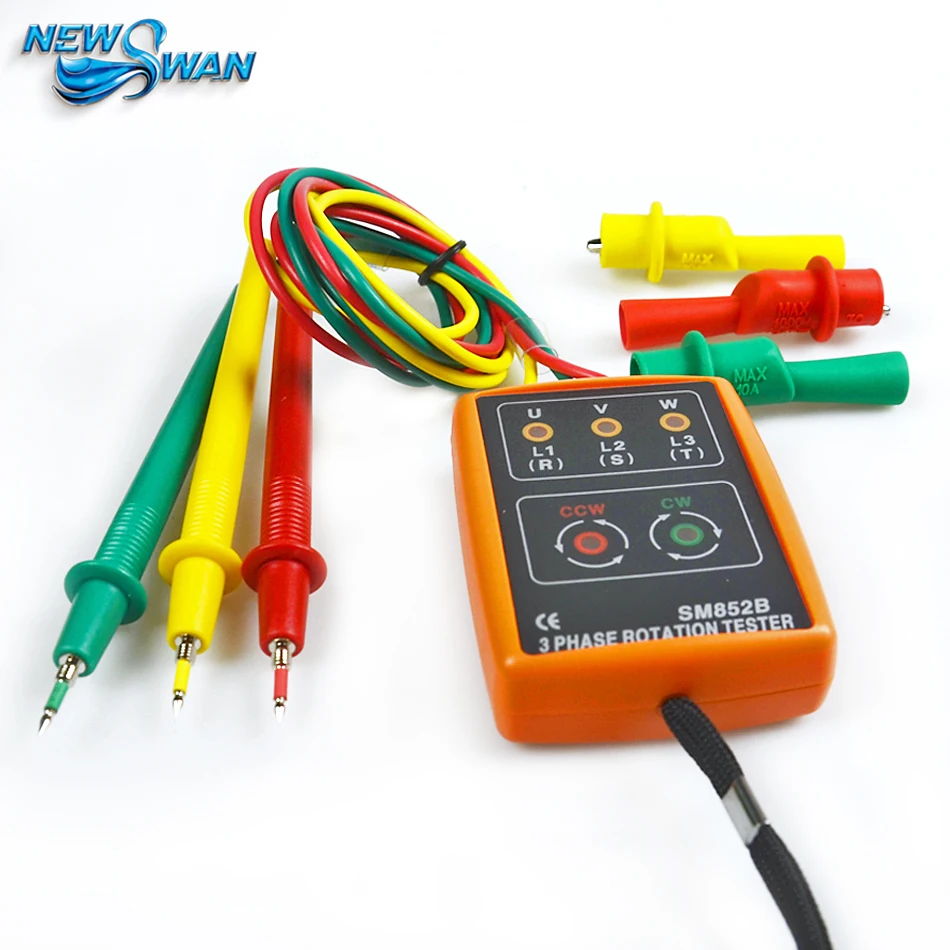 New 3 Phase Sequence Rotation Indicator Tester Dropshipping Phase