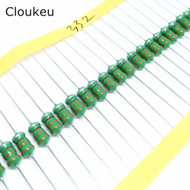 20Pcs 1w 3.3MH 332K Color Code Inductance Inductor 0510 3.3MH 332K 332