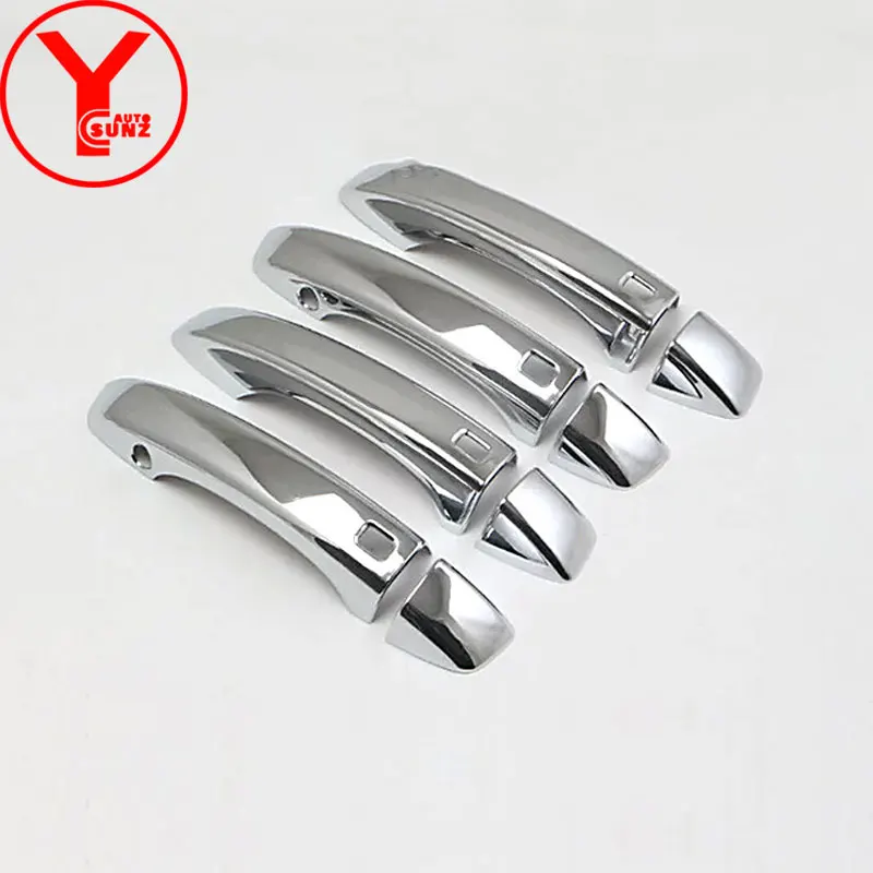 chrome door handle cover FOR Audi Q7 2016 2017 ABS car styling door