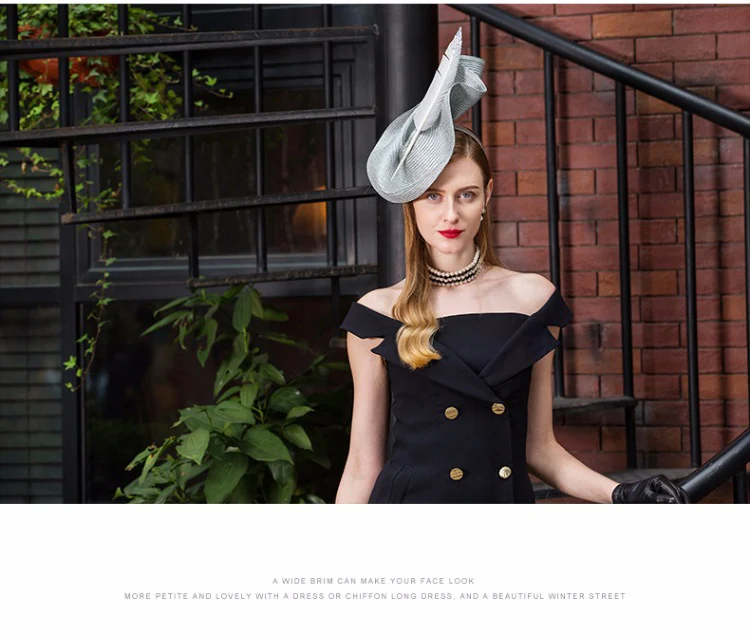 1_elegant wedding hats and fascinators