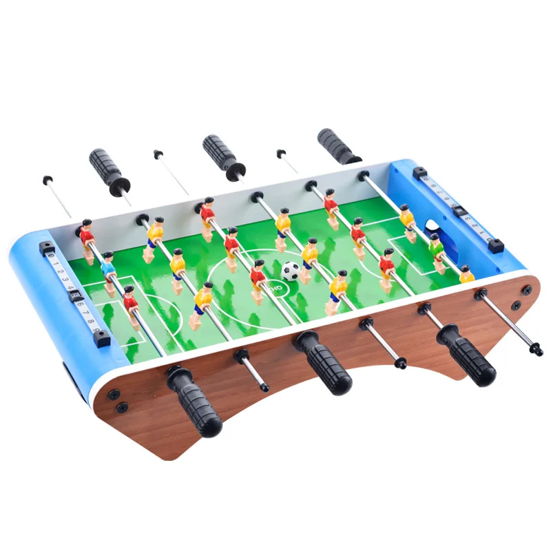 Wooden Classic Tabletop Foosball Table Portable Mini Table Football