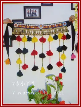 

ATS Tribal belly dance Tassel Belt strip Tribal fusion Belt BG04