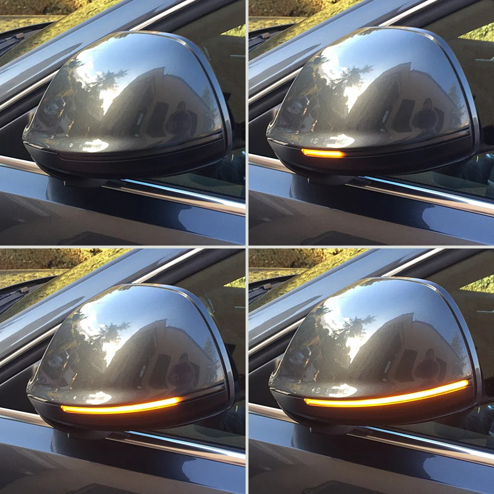 

Dynamic Blinker LED Turn Signal Side Mirror Lights indicator For Audi Q5 SQ5 8R Q7 4L 2010 2011 2012 2013 2016