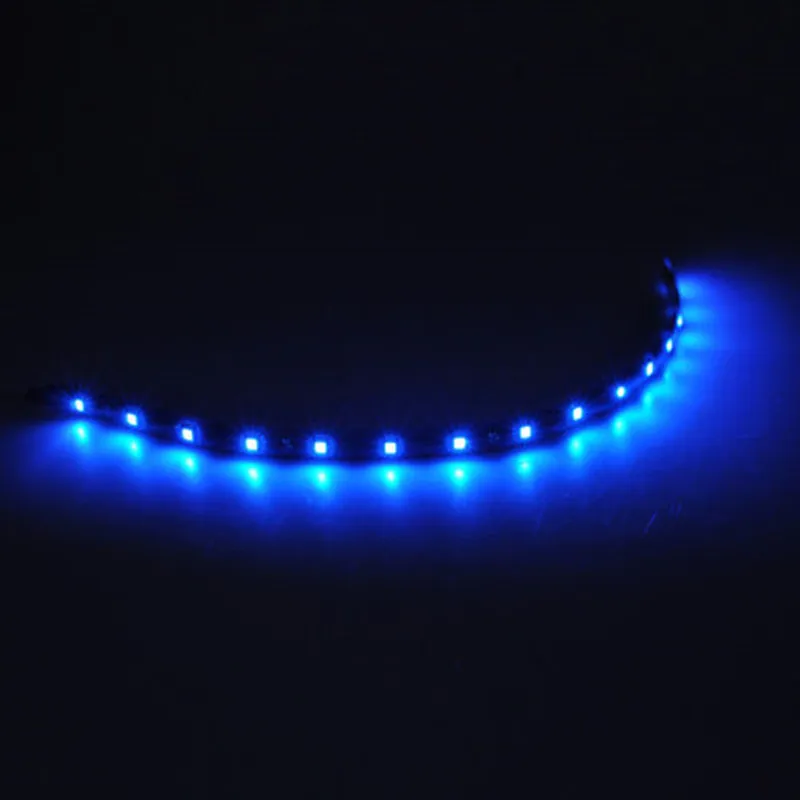 Buy DOXINGYE 2PCS 30cm 12V 15 LED Car Auto Motorcycle Flexible Strip Light 3528 SMD Waterproof LED Strip Lamp Decorative Light
