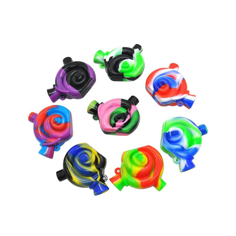 

Silicone Tobacco Pipe Smoking Pipe Edible Shisha Water Smoking Pipes Color Random
