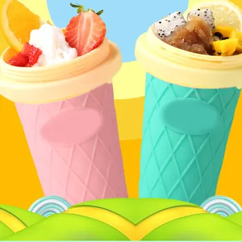 

Double Layer Ice Cream Maker DIY Homemade Fast Cooling Ice Cream Smoothie Cup HYD88