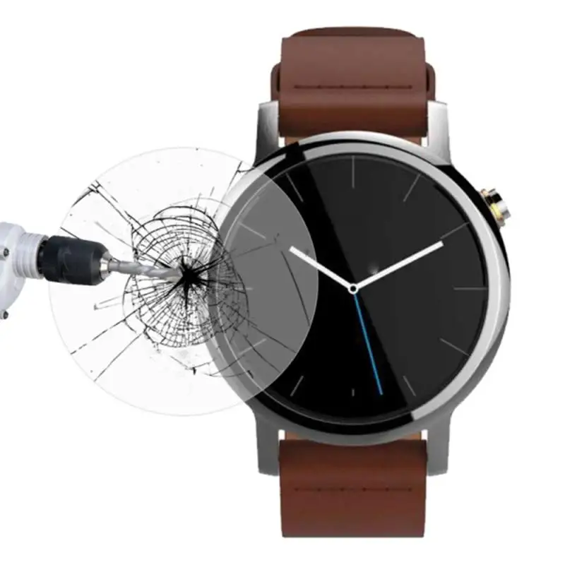 1 шт. закаленное стекло для часов Moto 360 42/46 мм|Смарт-аксессуары| |
