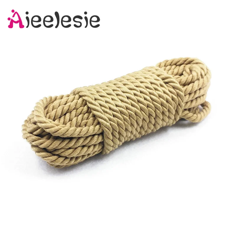 10M Sex Slave Bondage Rope Hemp rope Knitted BDSM Restraint Toys For Couple Women Man Exotic Roleplay 5M |